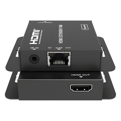 Splitter HDMI 1x4 | Extensor HDMI | 4K@30Hz 40m | 1080p@60Hz 70m | Función PoC | 4:4:4