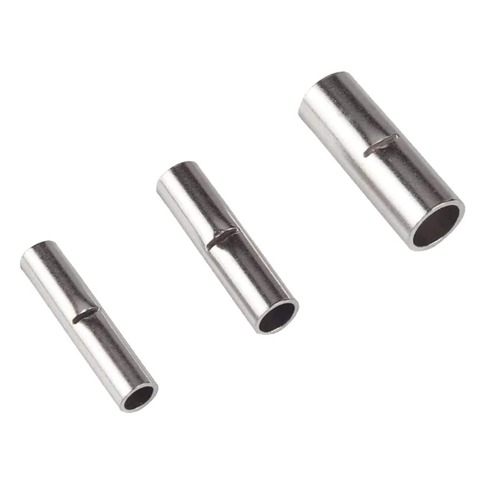 Conector a tope / Sin aislar / 12 - 10 AWG / Sin color / Paquete de 25 piezas.