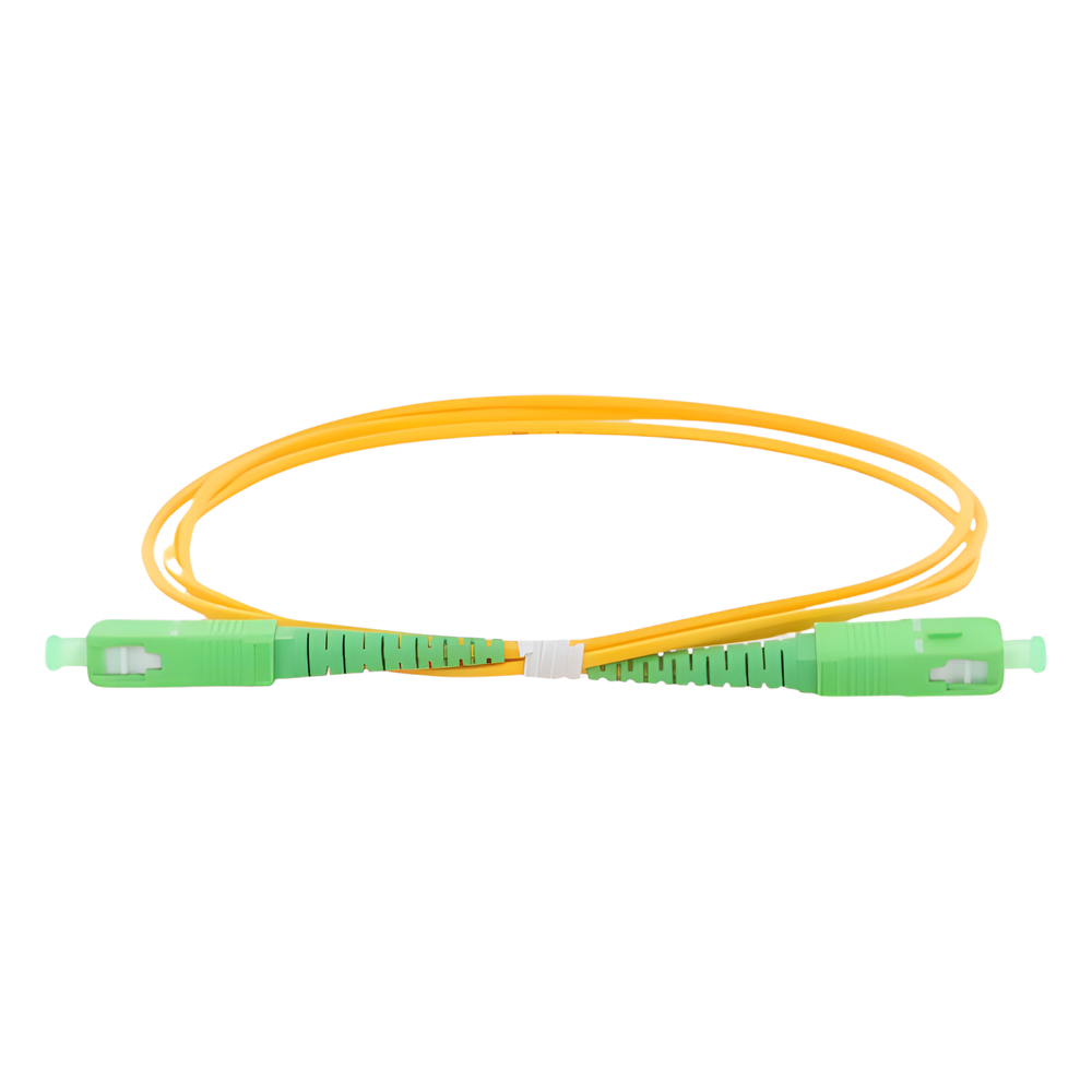 Jumper de Fibra Óptica Monomodo SC/APC-SC/APC Simplex de 1 Metro (3.28 Pies), 2mm