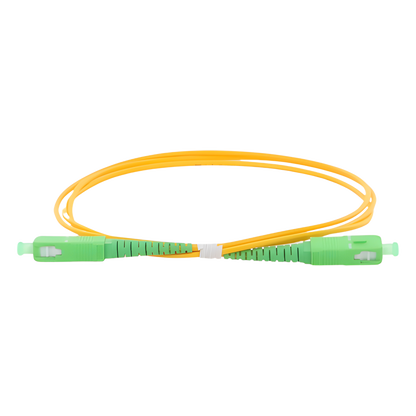 Jumper de Fibra Óptica Monomodo SC/APC-SC/APC Simplex de 1 Metro (3.28 Pies), 2mm