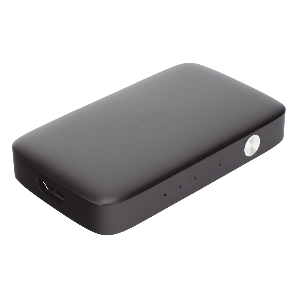 Conmutador HDMI (Switch) 4K@30Hz | 3 Entradas a 1 Salida | 3D | Transmisión Estable | Incluye Control Remoto | Receptor de Infrarrojos | Indicador