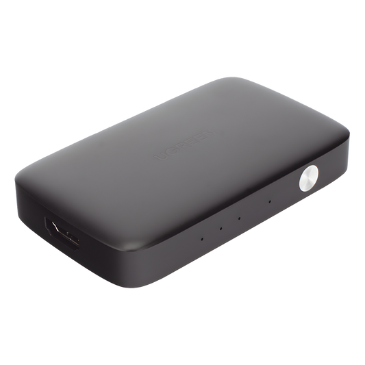 Conmutador HDMI (Switch) 4K@30Hz | 3 Entradas a 1 Salida | 3D | Transmisión Estable | Incluye Control Remoto | Receptor de Infrarrojos | Indicador