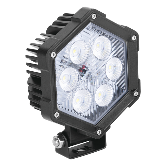 Luz de Trabajo Ultra brillante, 6 Led, 2200 Lumenes, 30 watts, 12-24 Vcc