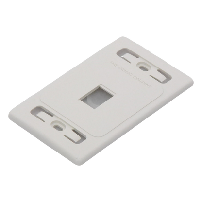 Placa de Pared Modular MAX, de 1 Salida, Color Blanco