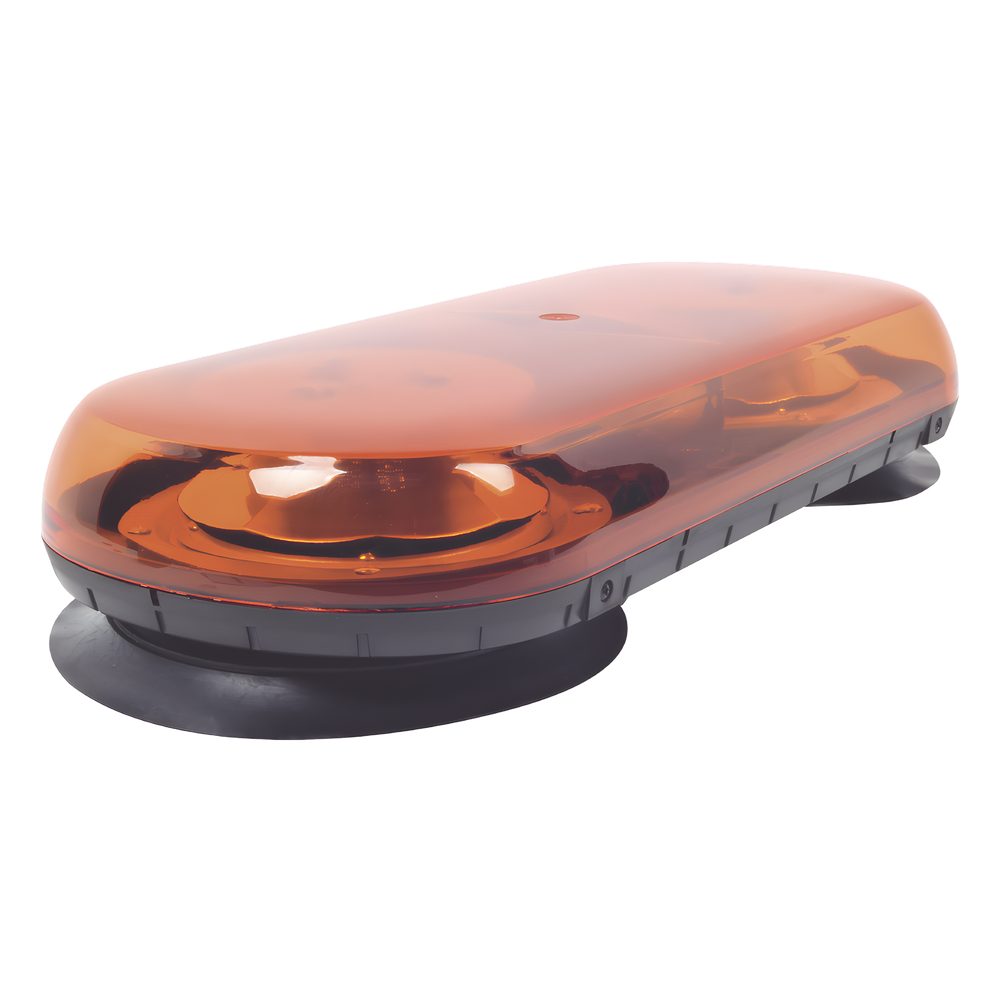 Mini Barra con 18 LED, Color Ámbar con Montaje Magnético de Succión