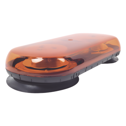 Mini Barra con 18 LED, Color Ámbar con Montaje Magnético de Succión