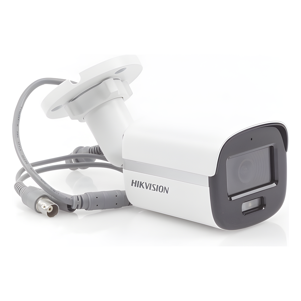 [Dual Light + ColorVu] Bala TURBOHD 2 Megapixel (1080p) / Lente 2.8 mm / 20 mts IR + 20 mts Luz Blanca / Gran Angular 105° / Exterior IP67
