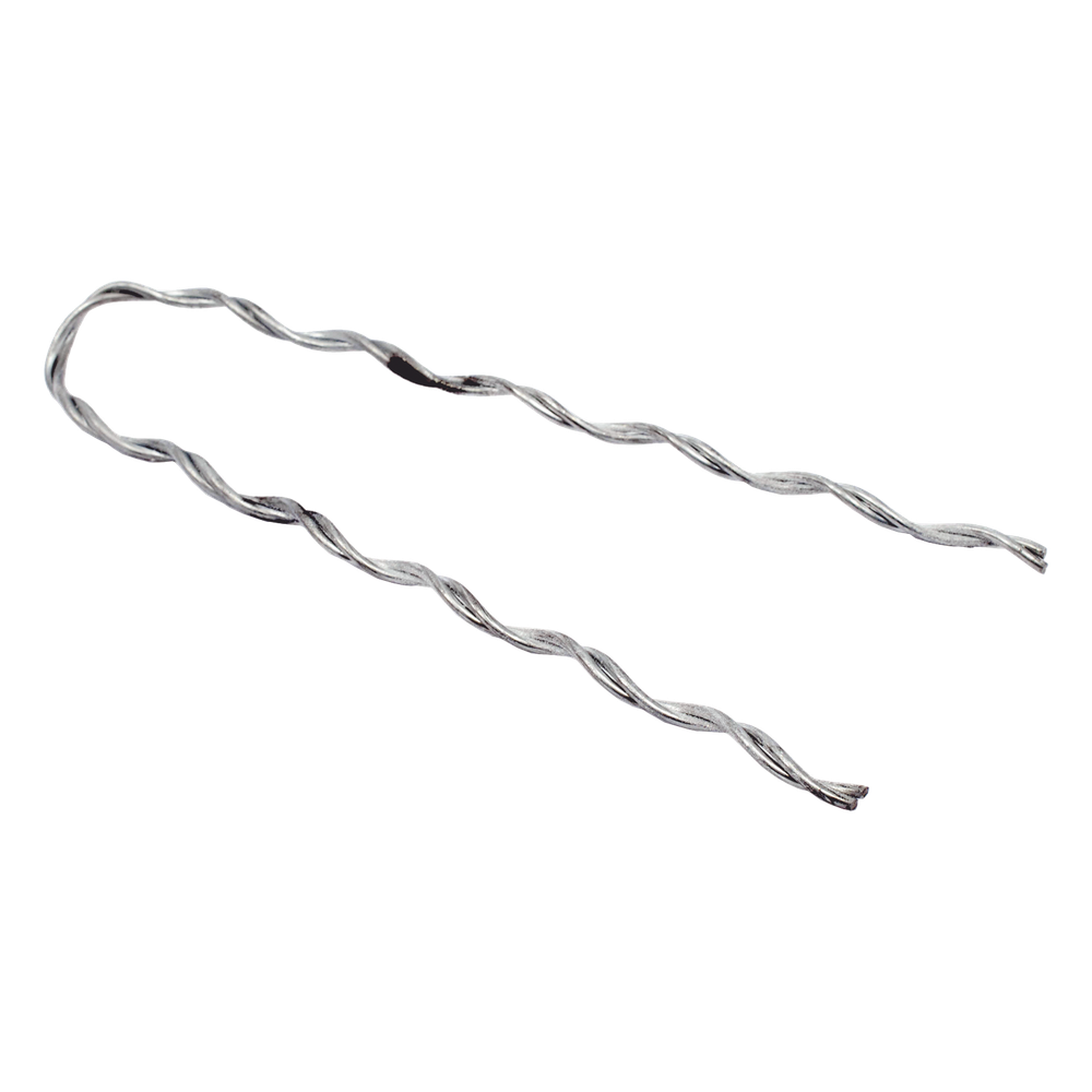 Remate Preformado para Fibra Óptica Mini Figura 8, Span 80 m, para mensajero de acero con diámetro &Phi; 1.6 mm - 1/16"