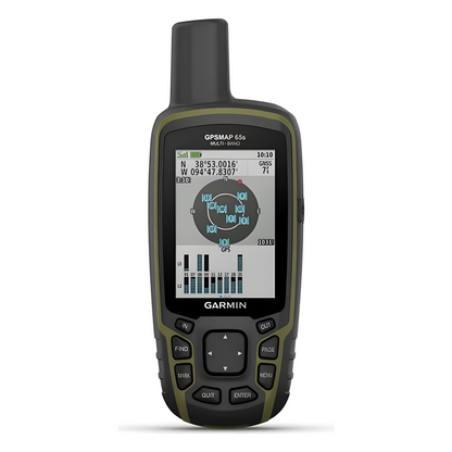 GPSMAP 65S Portátil para Actividades Outdoor / Pantalla TFT Transflectiva 2.6 Pulgadas / Resolución 160x240 Pixeles / Brújula de 3 Ejes / Altímetro