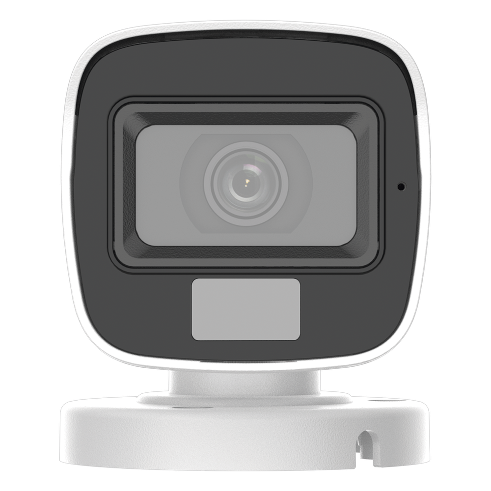 [Dual Light + ColorVu] Bala TURBOHD 2 megapixel / 20 mts IR + 20 mts luz blanca / Lente 2.8 (100° de Visión) / Exterior IP66 / Audio por Coaxitron