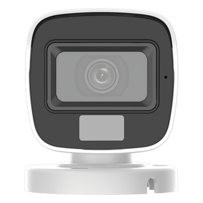 [Dual Light + ColorVu] Bala TURBOHD 2 megapixel / 20 mts IR + 20 mts luz blanca / Lente 2.8 (100° de Visión) / Exterior IP66 / Audio por Coaxitron