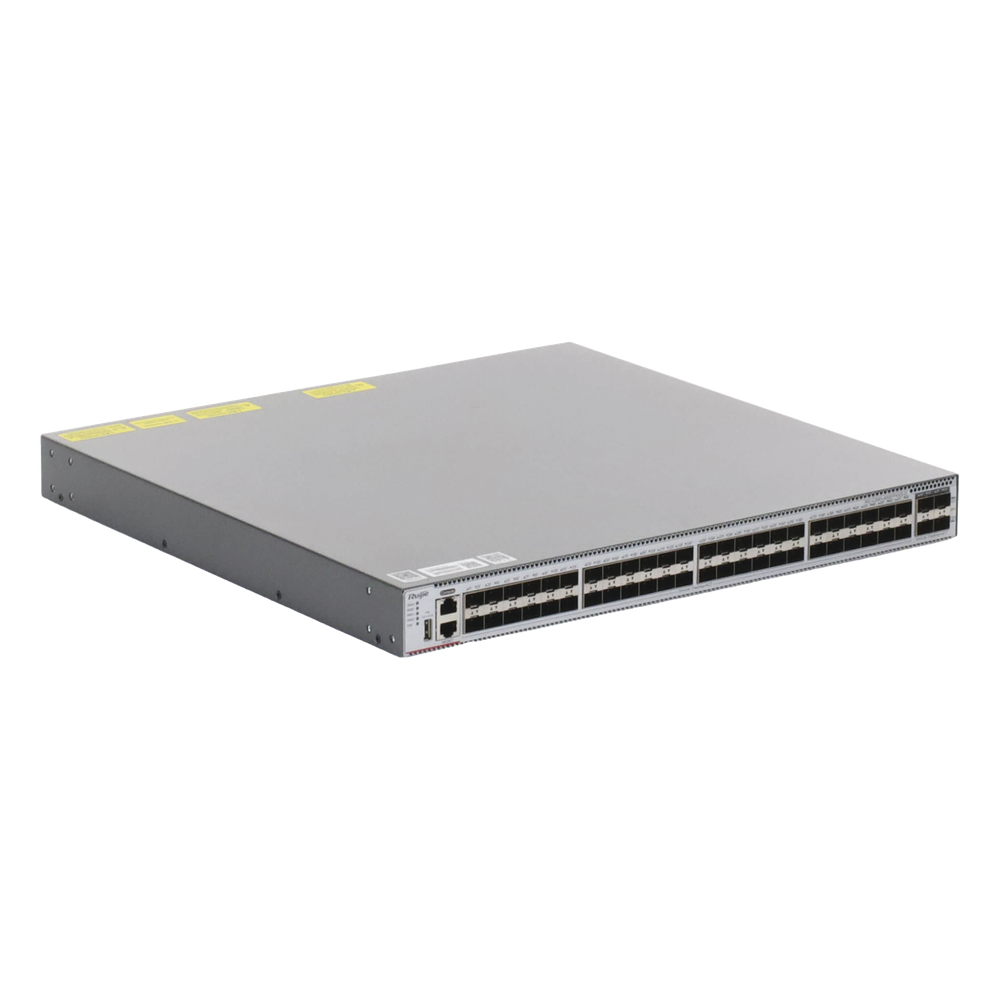 Switch de Distribución Capa 3 con 48 puertos SFP 1G y 4 SFP+ 10Gb, Administración gratuita desde la nube