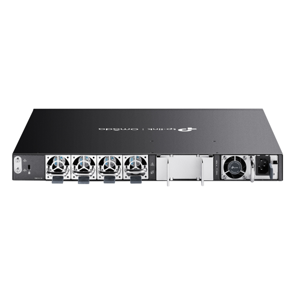 Switch L3 Gestionable PoE+ / 24 Puertos Gigabit / 4 Slots 10G SFP+ / Stackable / Presupuesto PoE 720W / Gestión Cloud Omada SDN / Redundancia de