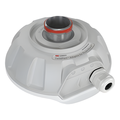 Adaptador TwistPort de metal para tablillas MikroTik modelos RBM11G, RB91x, RB71x y RB411L rango de operación 5180-6400 MHz