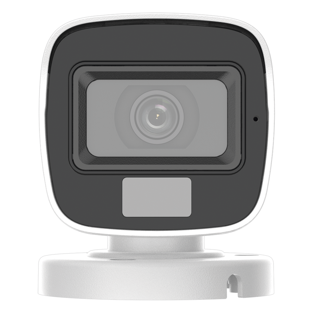 [Dual Light + ColorVu] Bala TURBOHD 3K megapixel / 20 mts IR + 20 mts luz blanca / Lente 2.8 (105° de Visión) / Exterior IP66 / Audio por Coaxitron