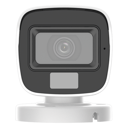 [Dual Light + ColorVu] Bala TURBOHD 3K megapixel / 20 mts IR + 20 mts luz blanca / Lente 2.8 (105° de Visión) / Exterior IP66 / Audio por Coaxitron