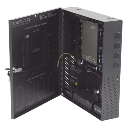 Controlador de acceso para 4 lectoras / Expandible a 56 Lectoras / Compatible con Sistema de Elevadores / 100,000 Usuarios