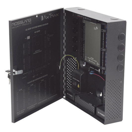 Controlador de acceso para 4 lectoras / Expandible a 56 Lectoras / Compatible con Sistema de Elevadores / 100,000 Usuarios
