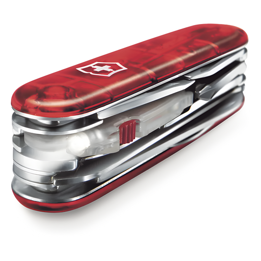 Navaja Victorinox de Bolsillo Mediana Huntsman Lite de 21 Funciones con Luz LED