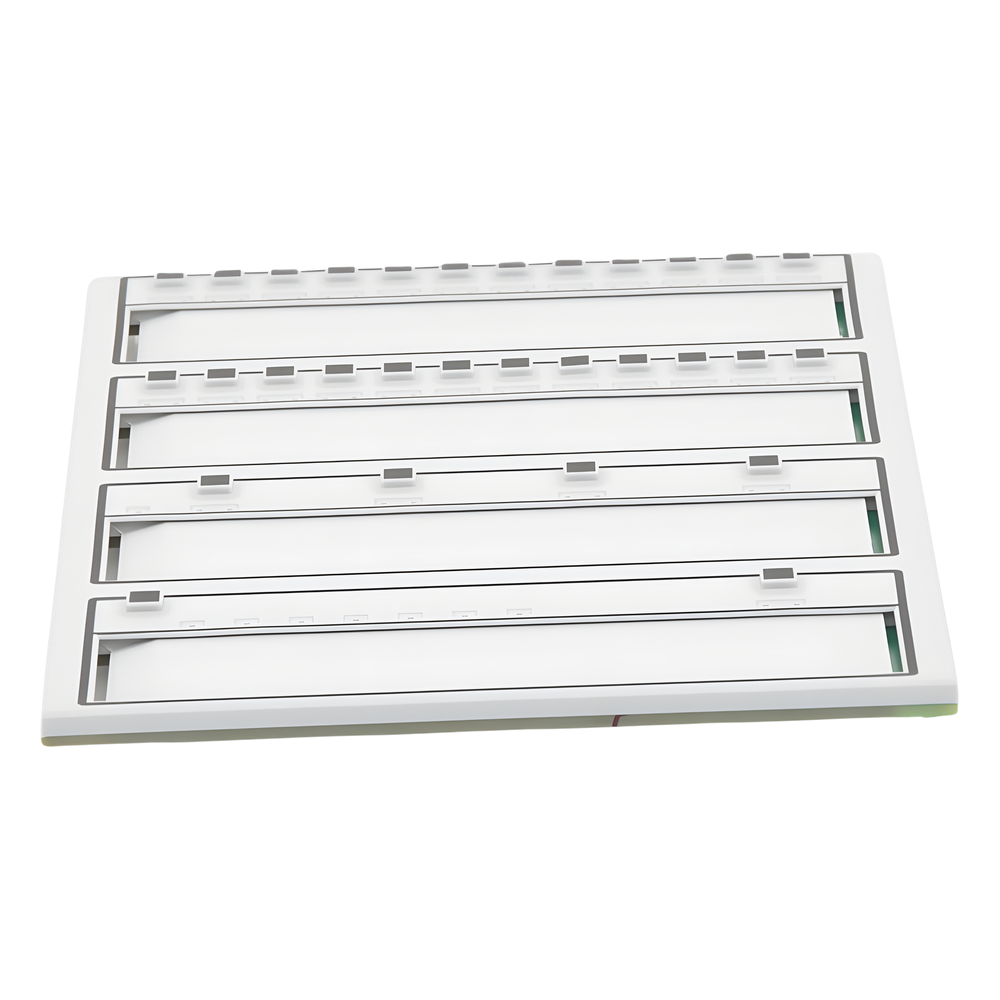 Teclado de anunciación con 24 botones programables para el sistema de comando de voz digital DVC-EM de NOTIFIER