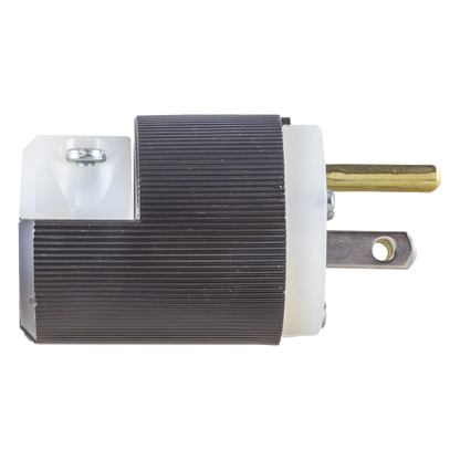 Clavija Entrada Recta/ 15A 125V/ 2 Polos 3 Hilos/ Nema 5-15P/ Grado Industrial- Comercial.