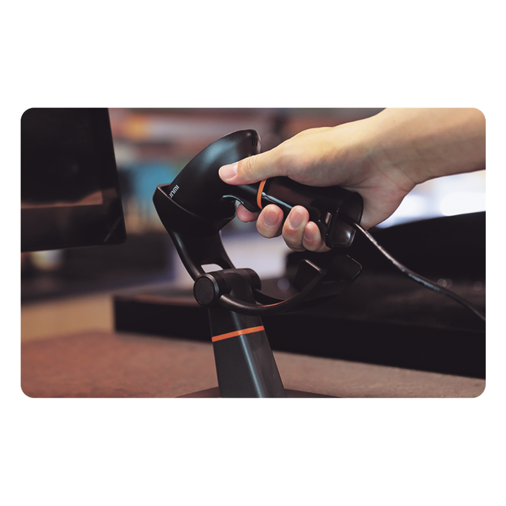 Escáner portátil 2D SUNMI / Sensor de imagen CMOS 640x480 / Precisión de lectura ≥3 mil / Código QR y EAN13 / Plug and Play / Resistente a caídas de