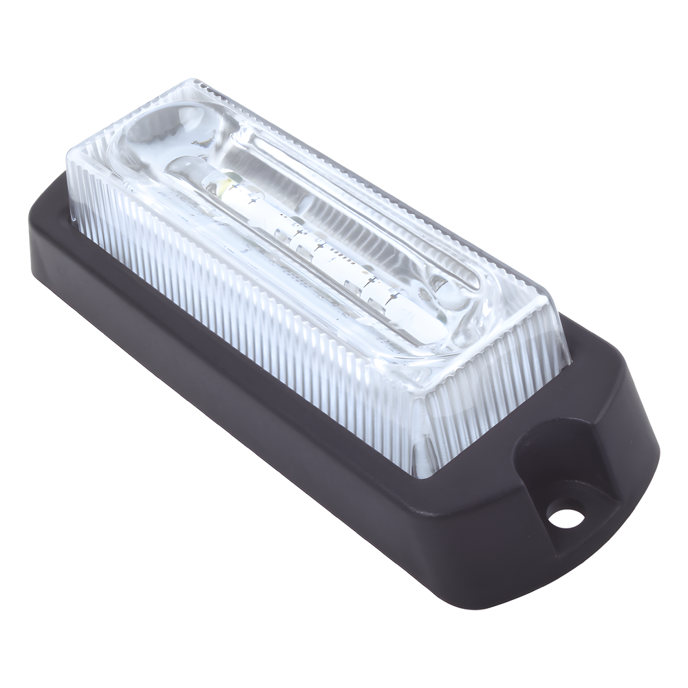 Luz Auxiliar Ultra Brillante de 8 LED's en color Azul/Claro con mica transparente