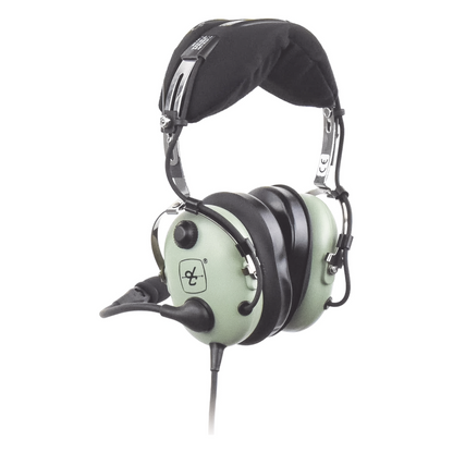 Auriculares con atenuación de ruido pasivo para radios aéreos en helicópteros