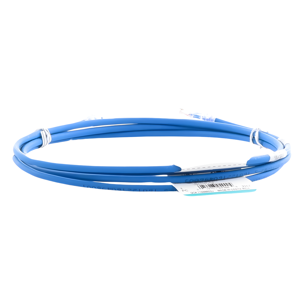 Cable de Parcheo UTP Cat6A, CM/LSZH, Diámetro Reducido (28AWG), Color Azul, 2.13 Metros (7 Pies)