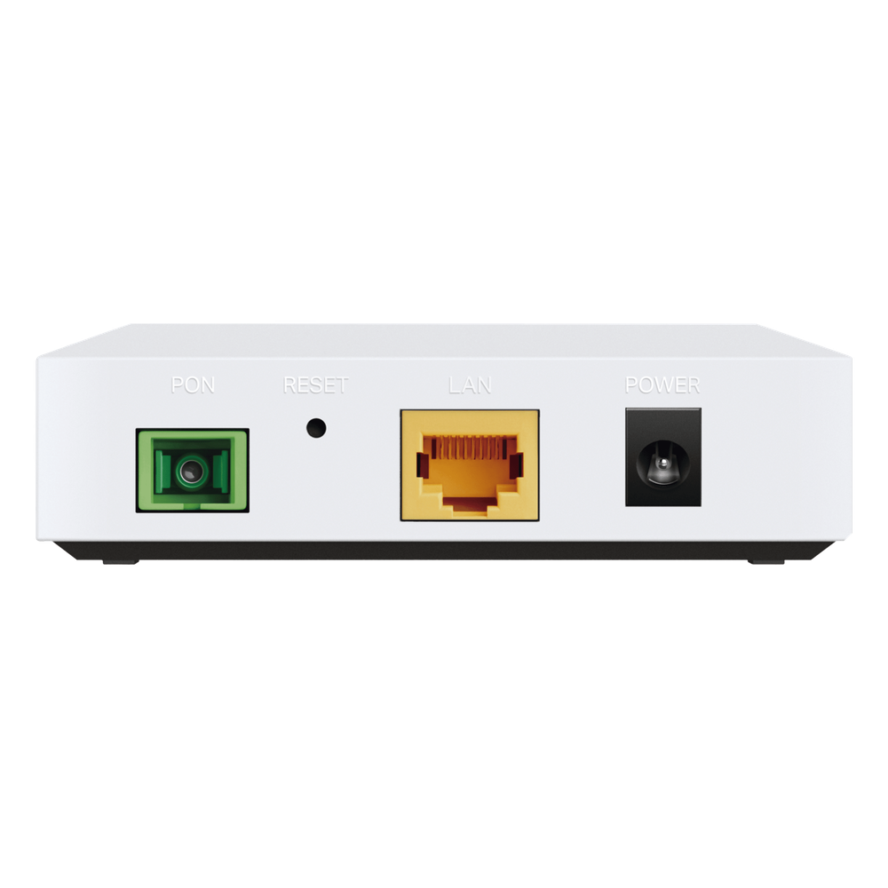 ONU/ONT - Unidad de Red Óptica XPON dual EPON/GPON / 1 Puerto RJ45 10/100/1000 Mbps / 1 puerto XPON Conector SC/APC / Equipo Bridge / Longitud de