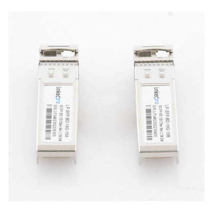 Transceptores Ópticos Bidireccionales SFP+ (Mini-Gbic) / Monomodo 1270 & 1330 nm / 10 Gbps / 10GBASE-BX / Conector LC/UPC Simplex / DDM / Hasta 10 km