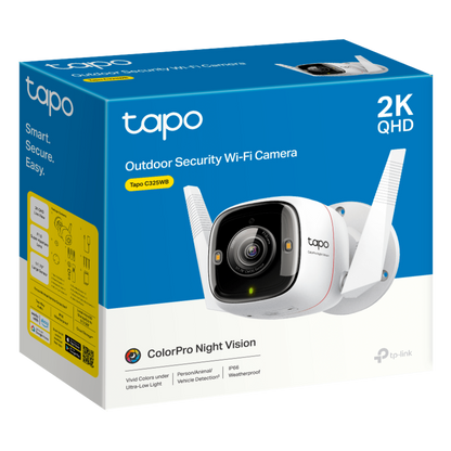 Cámara de Seguridad Wi-Fi Exterior / 2K QHD 2688×1520 / Lente F1.0 Super-Aperture / Sensor Starlight 1/1.79" / ColorPro Night Vision / AI Detección