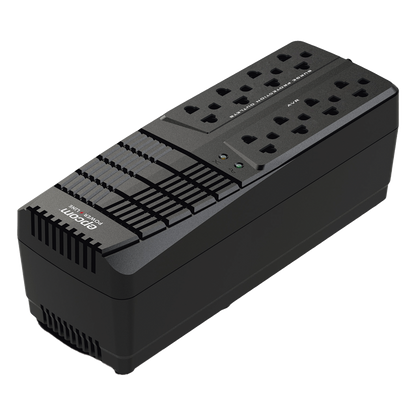 Regulador de Voltaje 2000 VA-1000 W / 4 Contactos con AVR / 4 Contactos con Supresor de Picos / Protección RJ11
