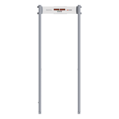 Arco Detector de Metales de 6 Zonas / Contador de Personas y Alarmas / Precisión de una Moneda 25 mm / 255 Niveles Sensibilidad / Pantalla LED