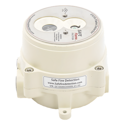 Detector de Flama UV/IR / Detección Dual UV-IR / Alcance 30 m (98.4 ft) / Campo 90° / A Prueba de Explosión / -40°C a 75°C