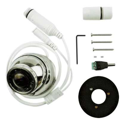 Cámara Marina IP CAM-1 / Resolución 1920x1080 / Lente Gran Angular 1.8 mm / IR LEDs 10 mts / Carcasa Acero Inoxidable 316 / POE o 12V / Compatible con Simrad NSSevo3™/3S™ y NSOevo3™/3S™