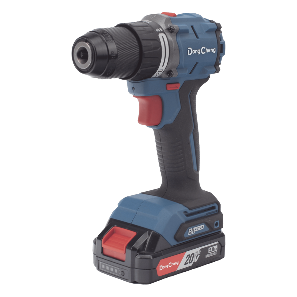 Rotomartillo / Taladro Inalámbrico de 20V sin Carbones, Broquero de 1/2", incluye 2 Baterías de 2.0 Ah, Cargador y Maletín