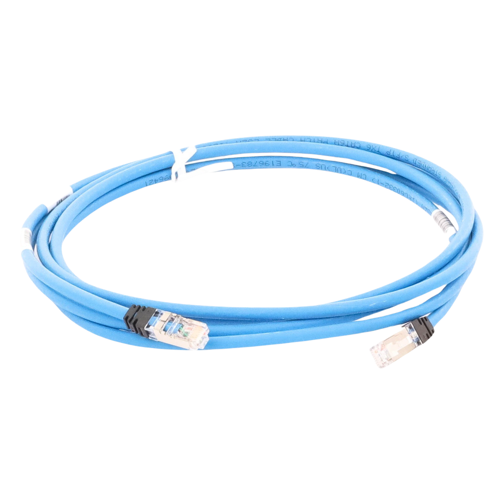 Patch Cord Cat6A, Blindado S/FTP, CM/LS0H, 3.05 Metros (10 Pies), Color Azul