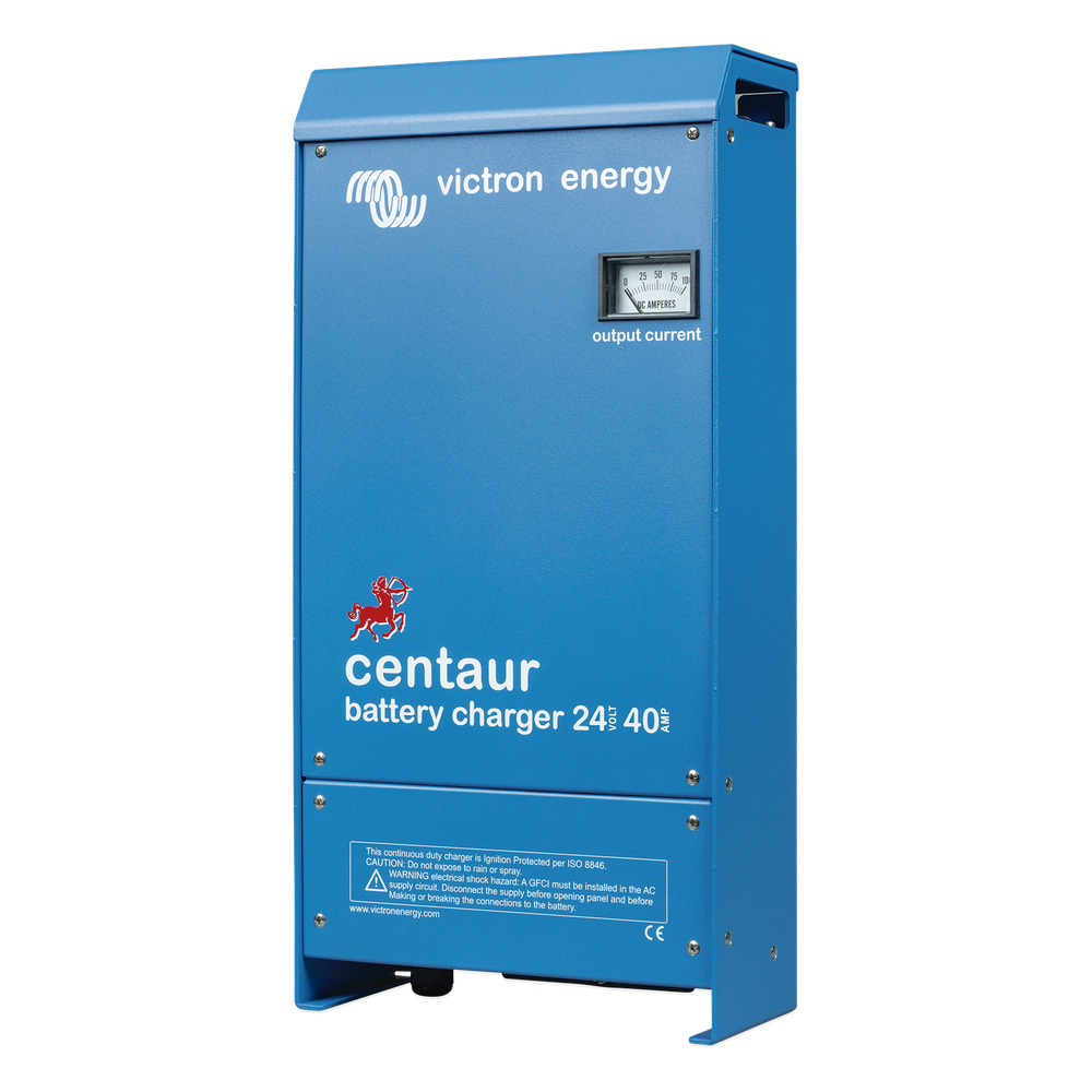 Centaur 24/40 / Cargador de Baterías 24V, 40A / Para Ambientes Marinos y Terrestres. / Bancos de 160 a 400 Ah