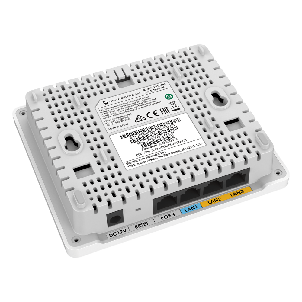 Punto de Acceso Wi-Fi 6 AX3000 / 3 Gbps / 2 Puertos Gigabit con PoE / MU-MIMO 2x2 (2.4GHz) y 3x3 (5GHz) / Hasta 256 Clientes Simultáneos / Cobertura