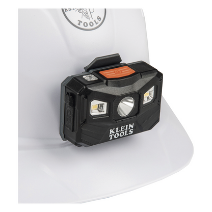 Lámpara Luz LED Frontal Recargable de 400 Lúmenes, Apagado Automático, con Correa de Tela, Adaptable y Ajustable a Gorros, Cascos, Cachuchas o