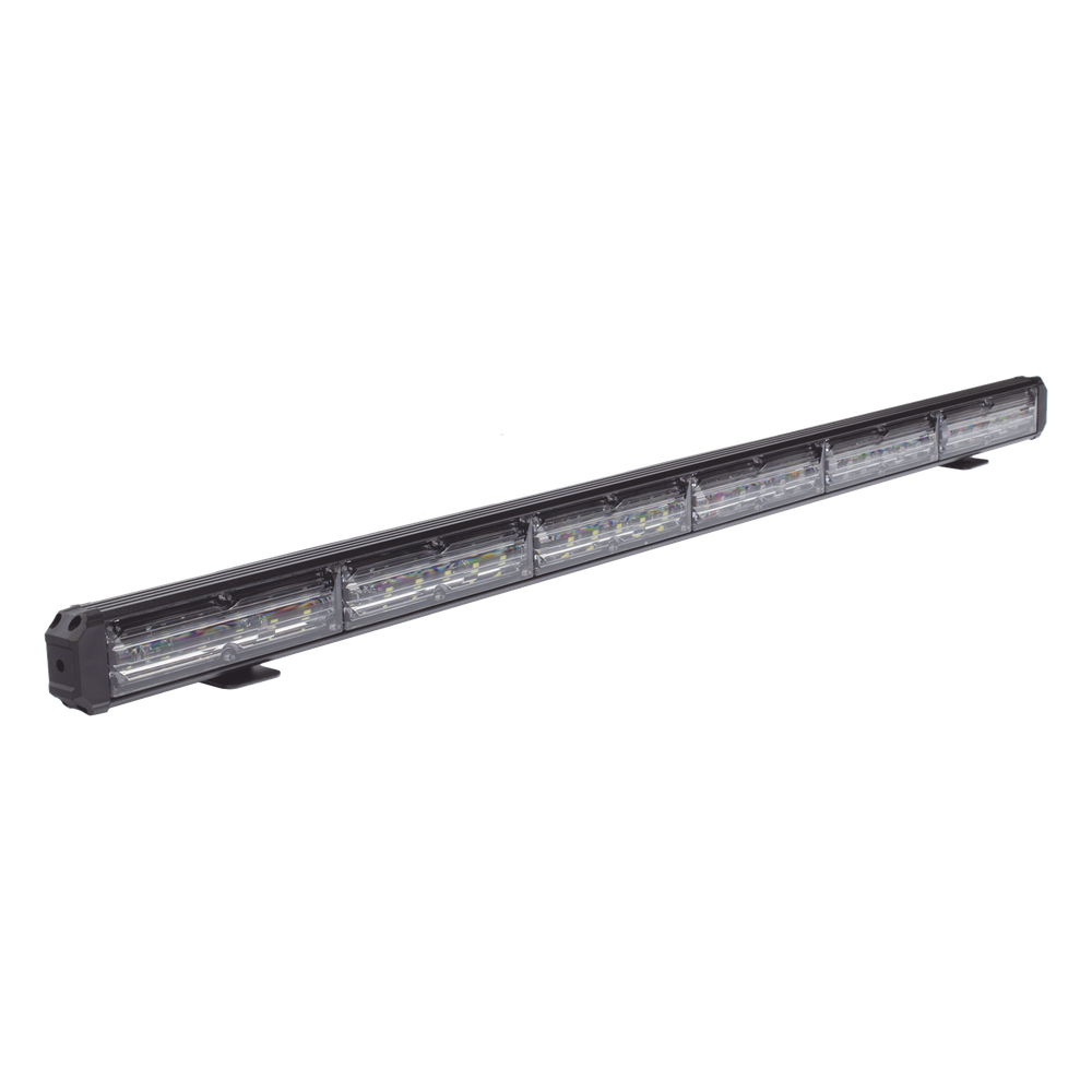 Barra de luz de advertencia de 6 Módulos de 6 LED, 30 Pulgadas, Rojo / Azul