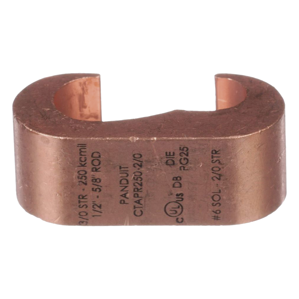 Conector de Conexión Tierra tipo "E" para Conductor de Cobre 3/0 Awg - 250Kcmil, 1 Pieza