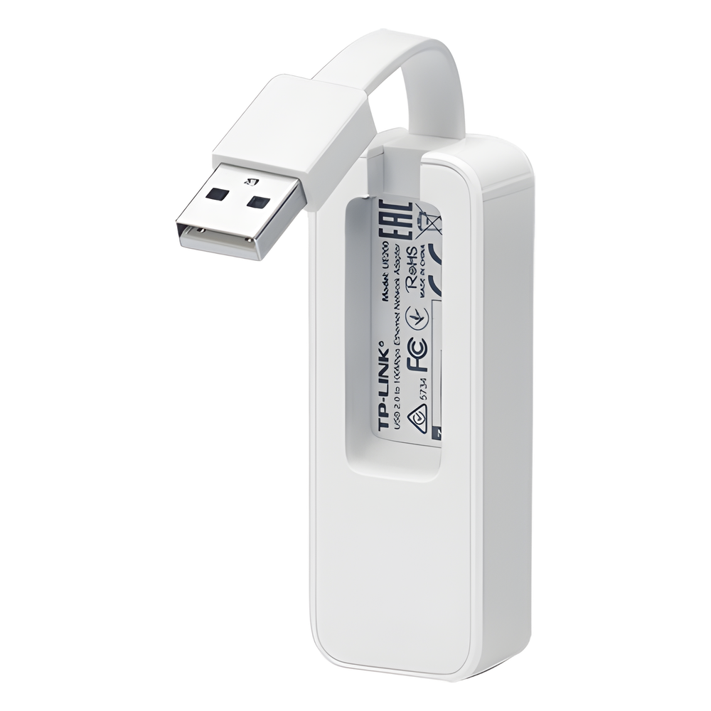 Adaptador de red Ethernet USB 2.0 a RJ45 100Mbps