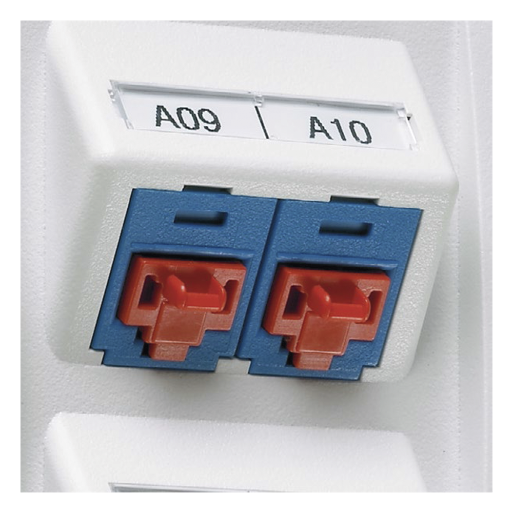 Kit de 10 Dispositivos para Bloquear Puertos Jack RJ45, Color Rojo, Incluye Llave de Extracción