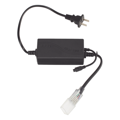 Adaptador de Corriente con Control de Funciones Remoto para Manguera Neón LED RGB JUML-5050-03.