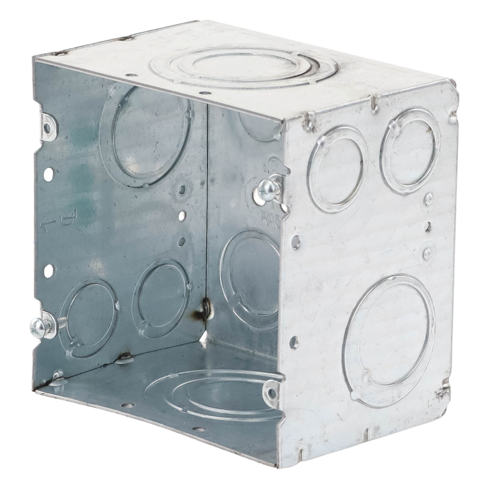 Caja Cuadrada 4- 11/16" x 4 11/16"/ Profundidad de 3-1/4"/ 2 Entradas 1", 1 1/4", 1 1/2", 2", 2 Entradas 1"-1 1/4", 2 Entradas 3/4 "- 1", 4 Entradas