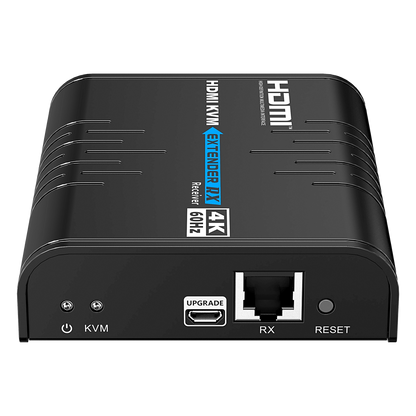 Extensor KVM HDMI 4K a 60 Hz | Transmisión hasta 120 mts con CAT6 | Resolución 4096x2160@60Hz | Ancho de Banda 18Gbps | HDCP1.4 y HDCP2.2 | Latencia