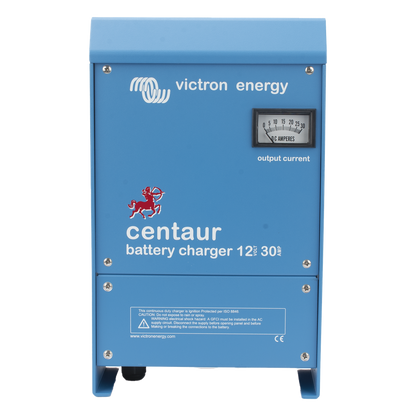 Cargador de Batería Centaur / Tecnología de Alta Frecuencia / Modelos 12-24 VDC / Carga 3 Etapas / 3 Salidas / Protección IP21
