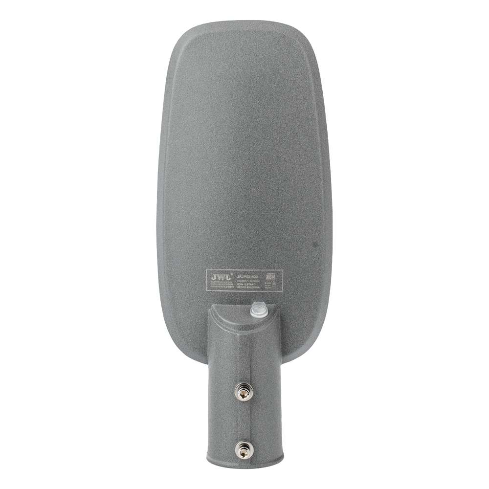 Luminaria LED de 50 W/ 100 - 265 V CA ~50/60 Hz / Fotocelda / Color Blanco/ Dimensiones 160 x 390 x 78 mm / Ángulo de Luz 135°.